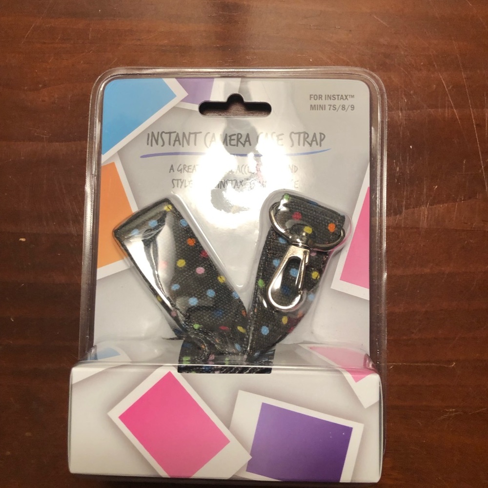 Instant camera case strap.